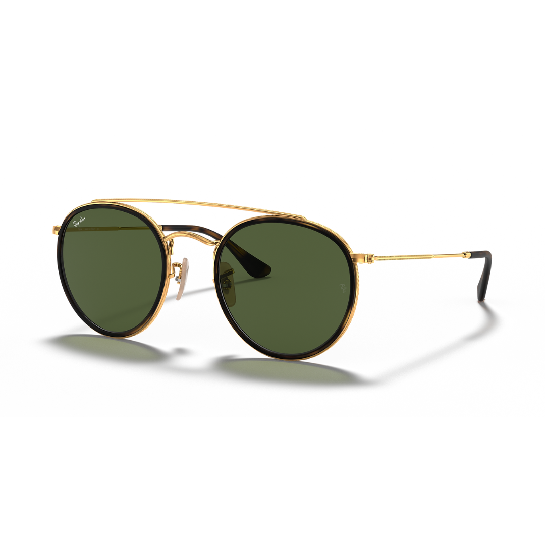 Ray-Ban Round Double Bridge Marrón