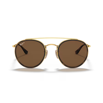 Ray-Ban Round Double Bridge Marrón