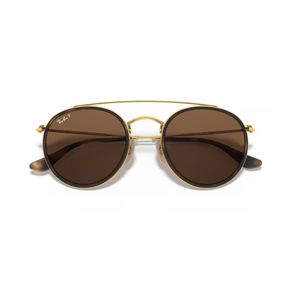 Ray-Ban Round Double Bridge Marrón